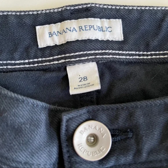 *SOLD* Banana Republic Ankle Skinny Jeans True Navy Sz 28 - Picture 2 of 8